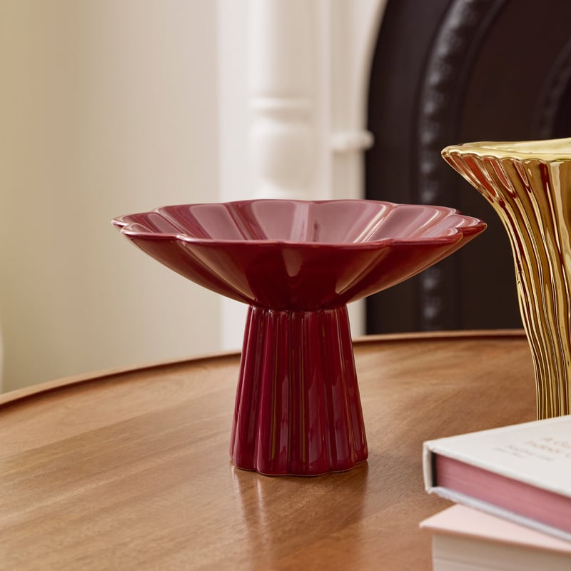 Trivoli Wine Footed Trinket Dish