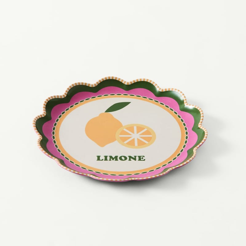 Sunlit Sanctuary Multi Scalloped Plates Set of 4