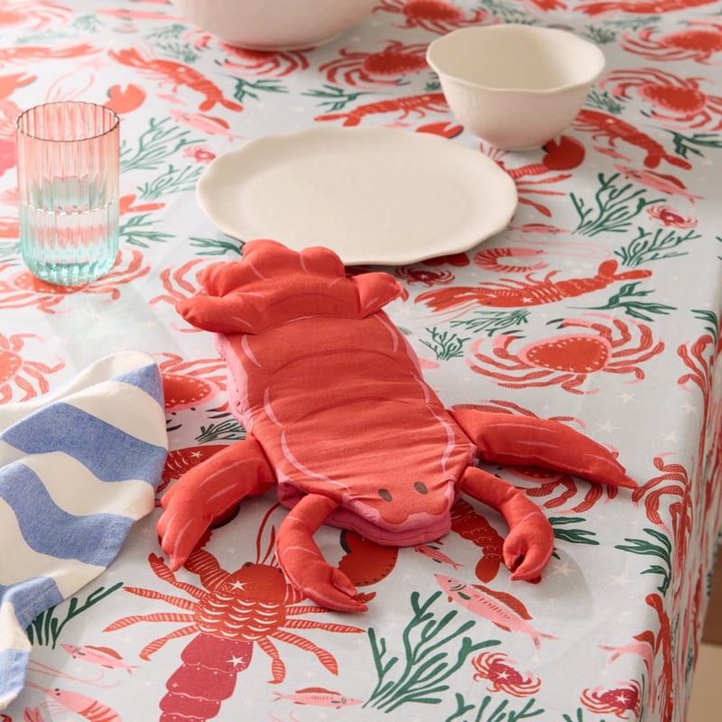 La Mer Red Oven Mitt Pack of 2