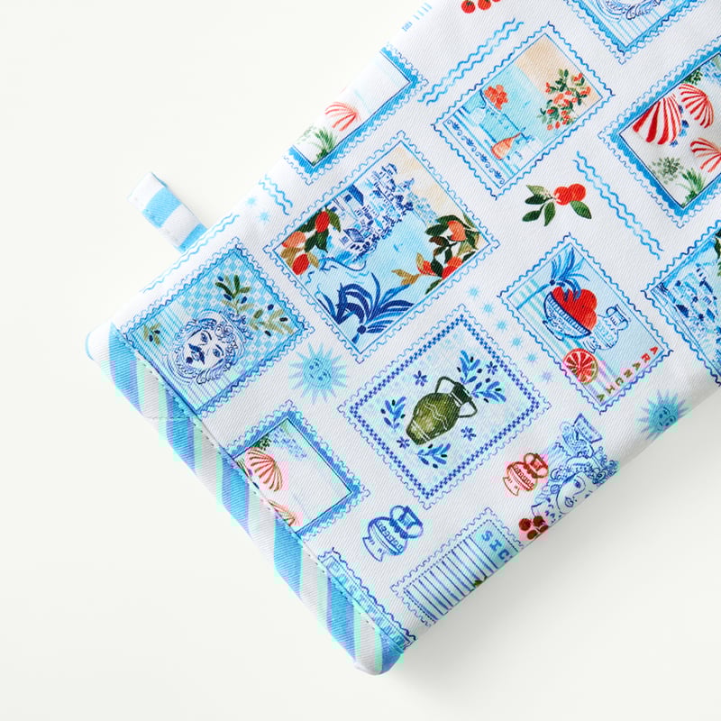 Amalfi Postcards Oven Mitts Pack of 2