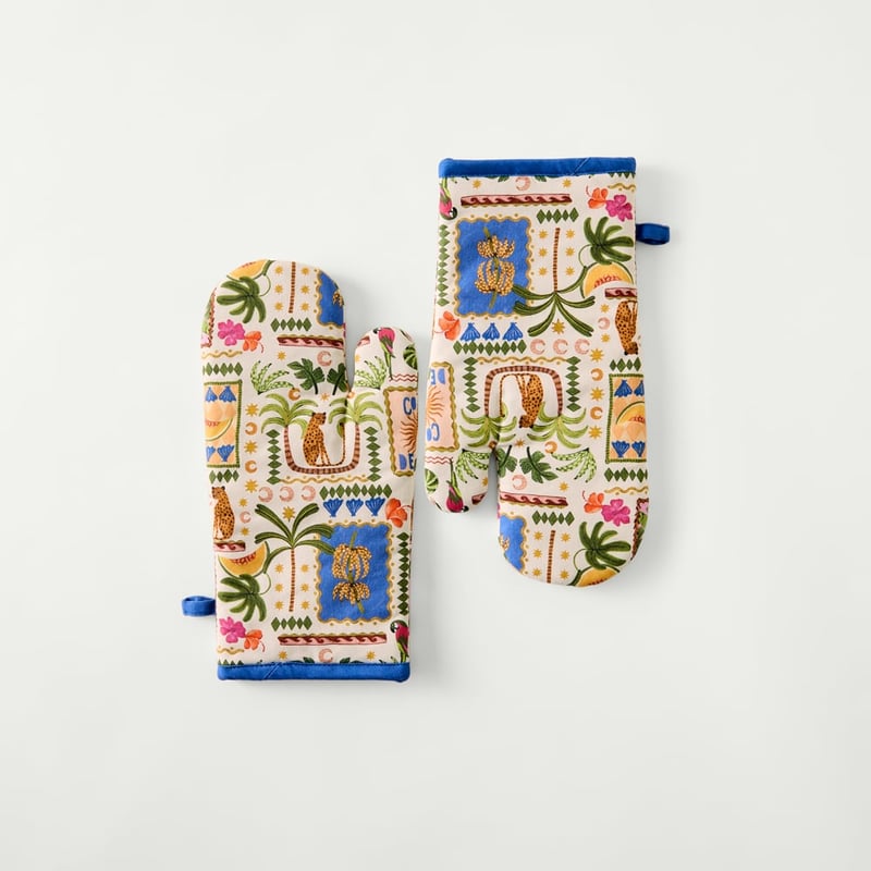 Costa Del Sol Island Fruit Oven Mitts Pack of 2