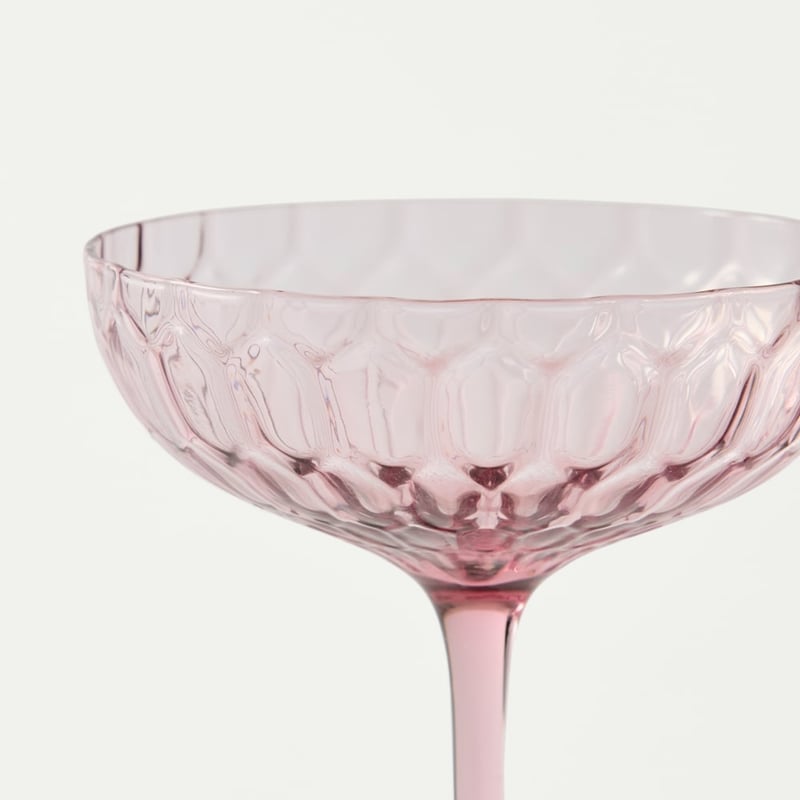 Soho Rose Pink Cocktail Glass Pack of 4
