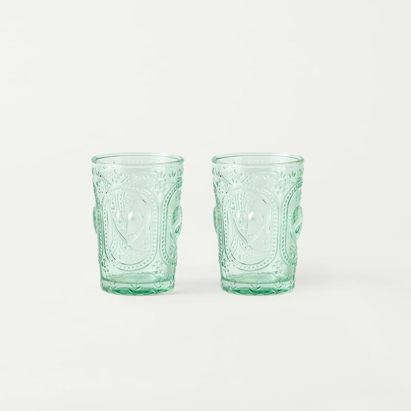 Heart Fern Green Tumbler Pack of 2