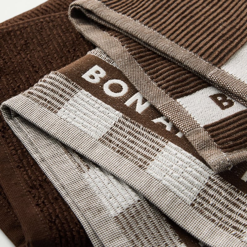 Australian Cotton Chocolate Tea Towel Pack of 3