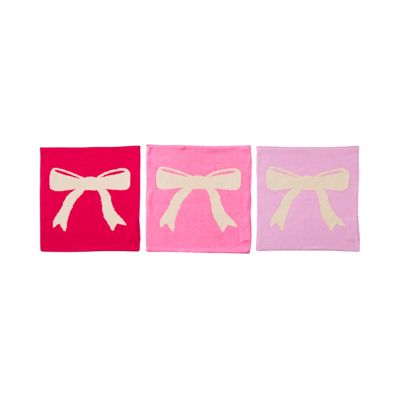 Dallas Bows Bamboo Knitted Washcloths Pack of 3