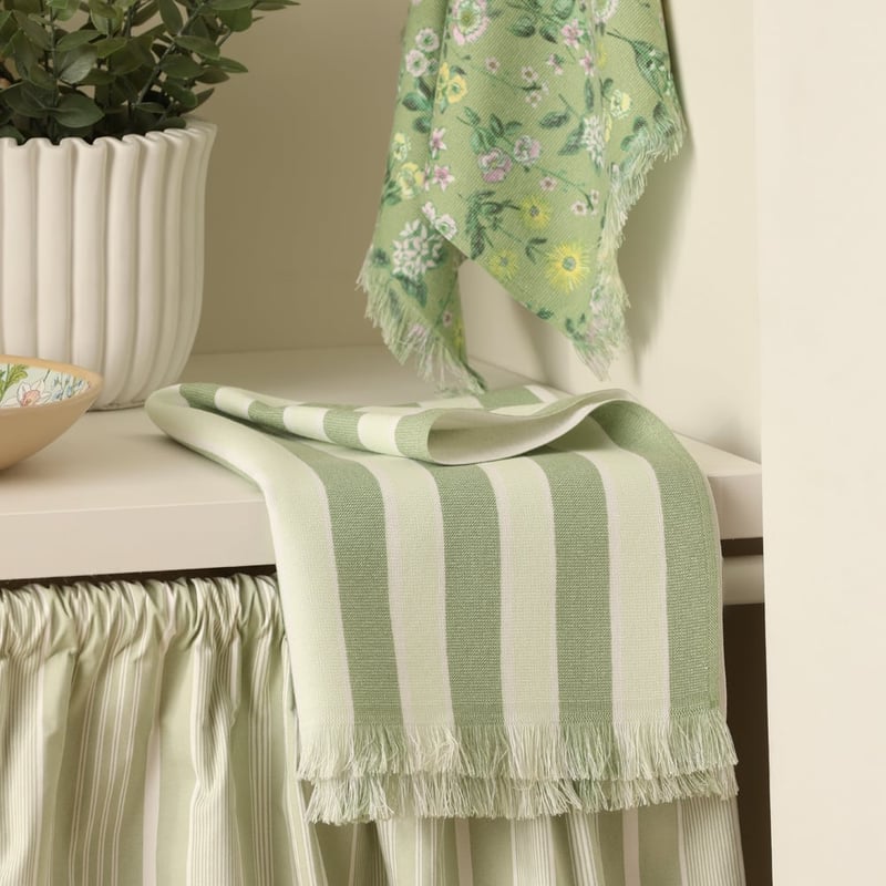 Garden House Green Tea Towel Pack of 2