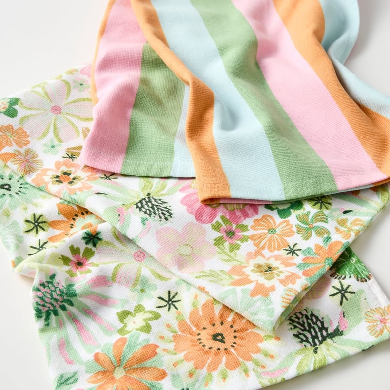 Tuscany Multi Tea Towel Pack of 2