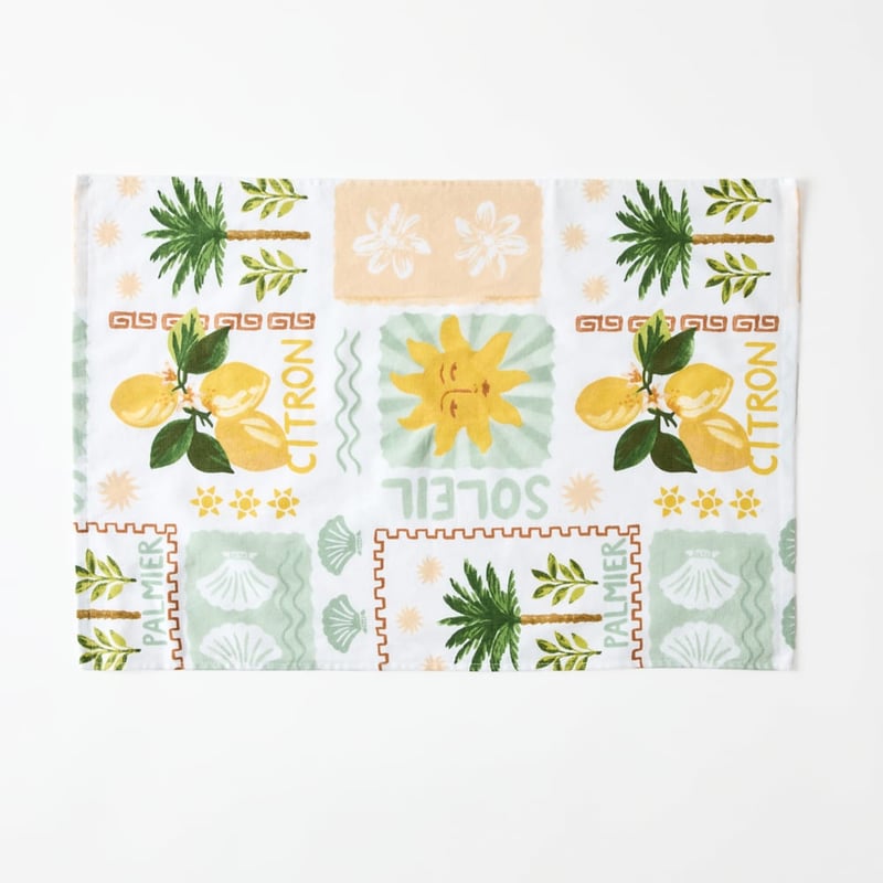 Le Palmier Soleil Tea Towel Pack of 2