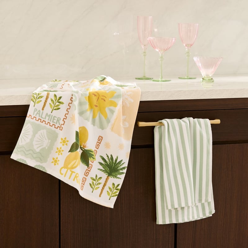 Le Palmier Soleil Tea Towel Pack of 2