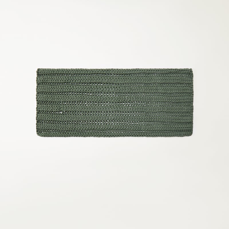 Newport Cilantro Chunky Knit Throw