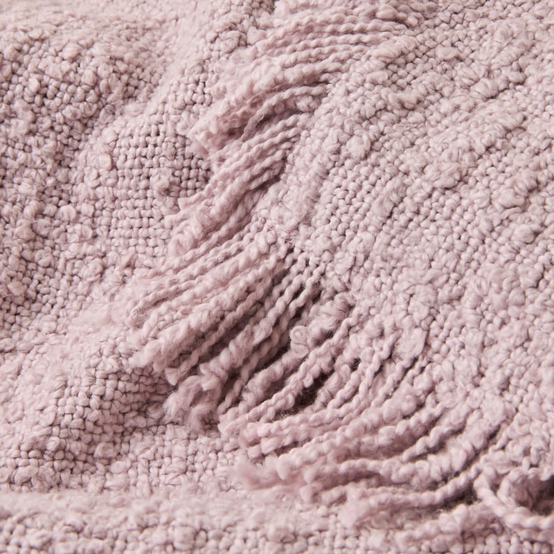 Leiden Violet Ice Boucle Throw