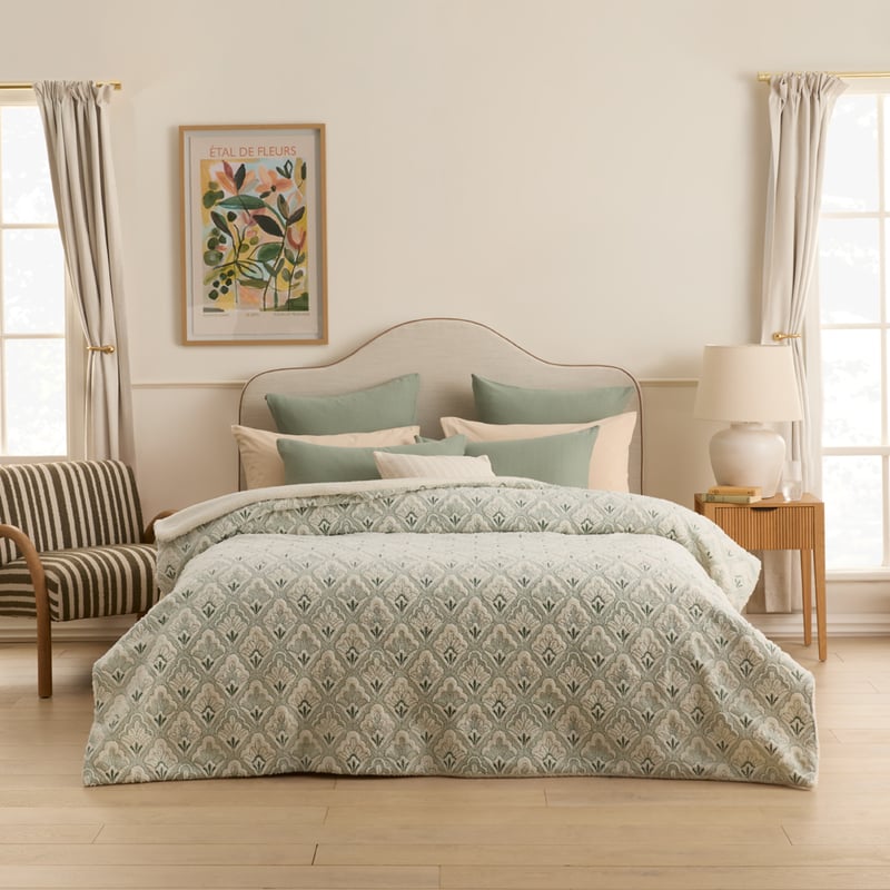 Dreamer Sage Fan Sherpa Blanket