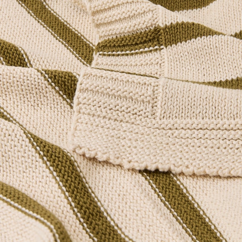 Delia Moss Knit Throw