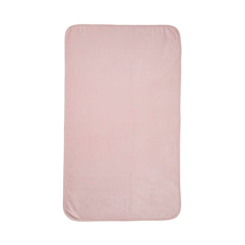 Soft Pink Sherpa Throw