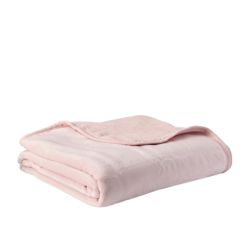 Soft Pink Sherpa Blanket