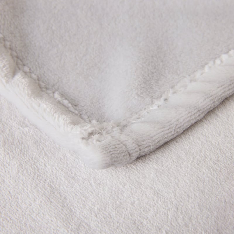 Aspen Silver Fleece Blanket