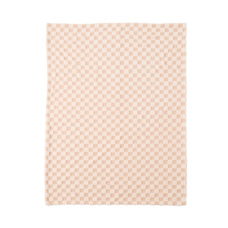 Estonia Check Blush Throw