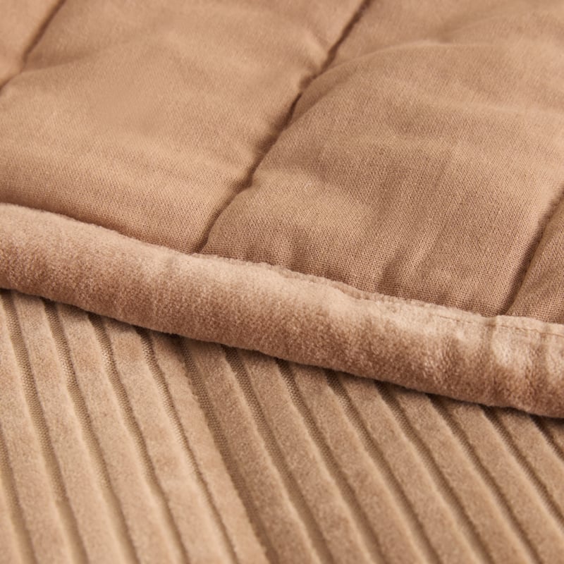 Theo Almond Velvet Blanket