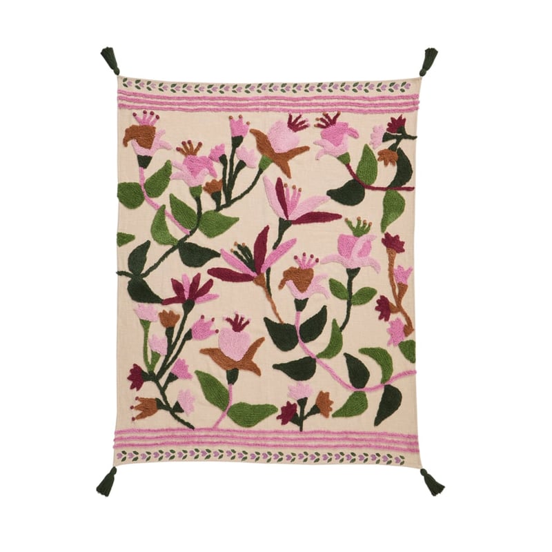 Greta Tufted Pink Throw