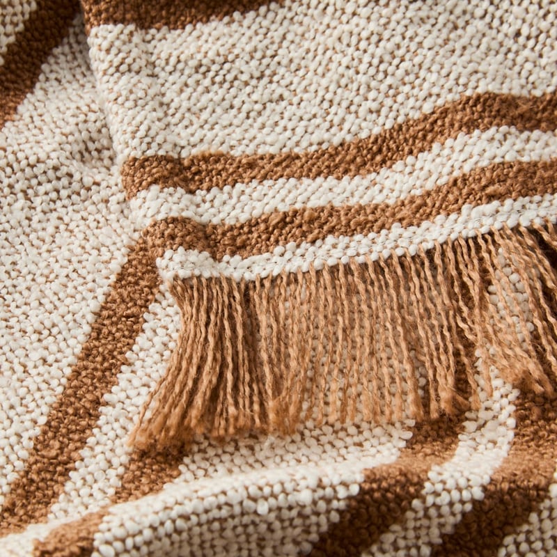 Cameron Hazel Boucle Throw