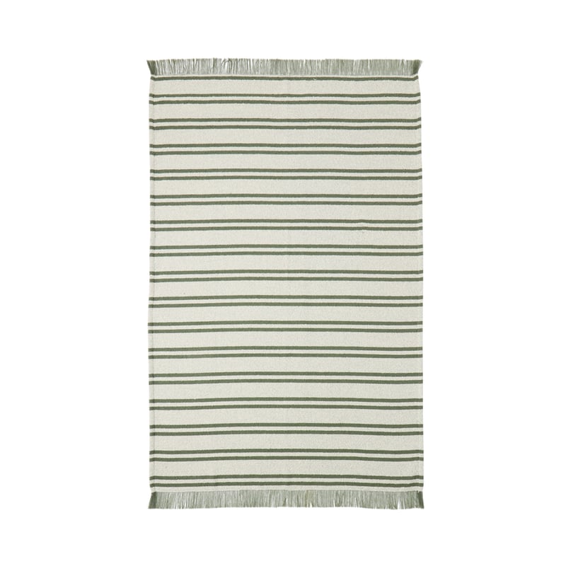 Cameron Olive Green Boucle Throw