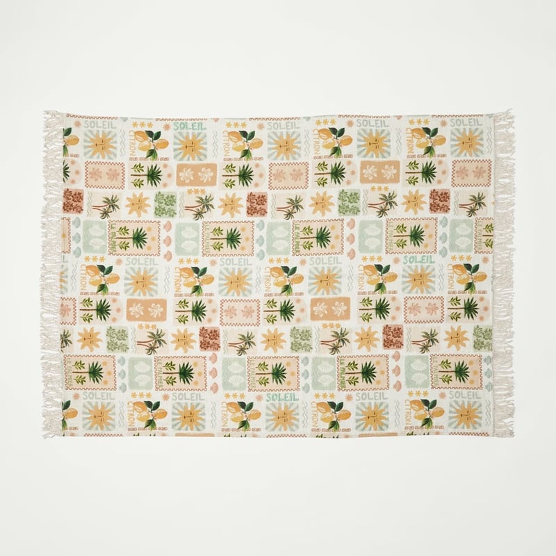 La Palmier Natural Throw