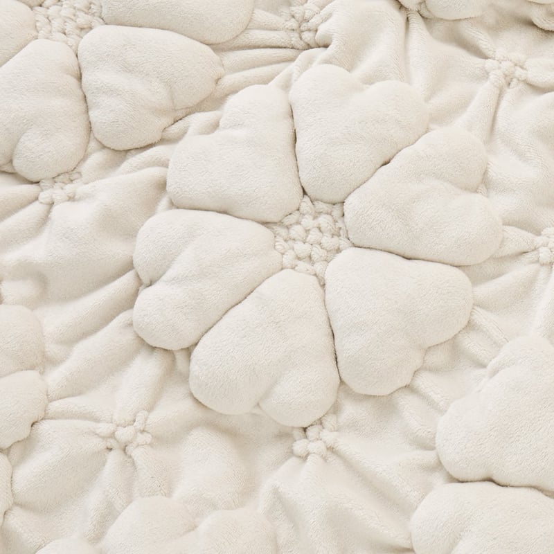 Moonflower Natural Throw