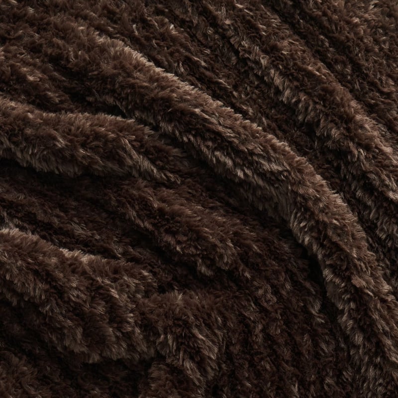 Munich Feather Yarn Chocolate Throw