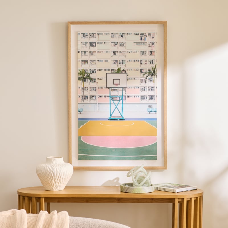 Flinders Basketball Framed Wall Art