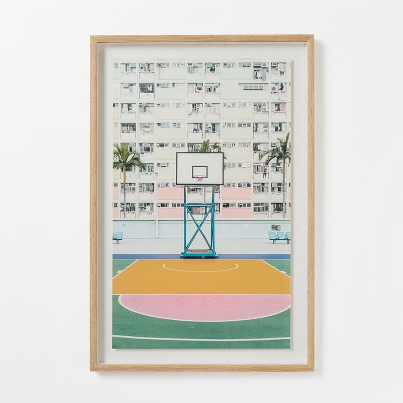 Flinders Basketball Framed Wall Art