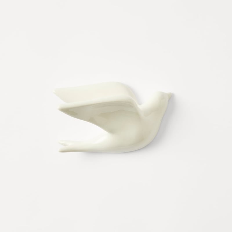 Flying Swallow White Birds Set of 3