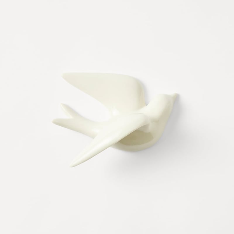 Flying Swallow White Birds Set of 3