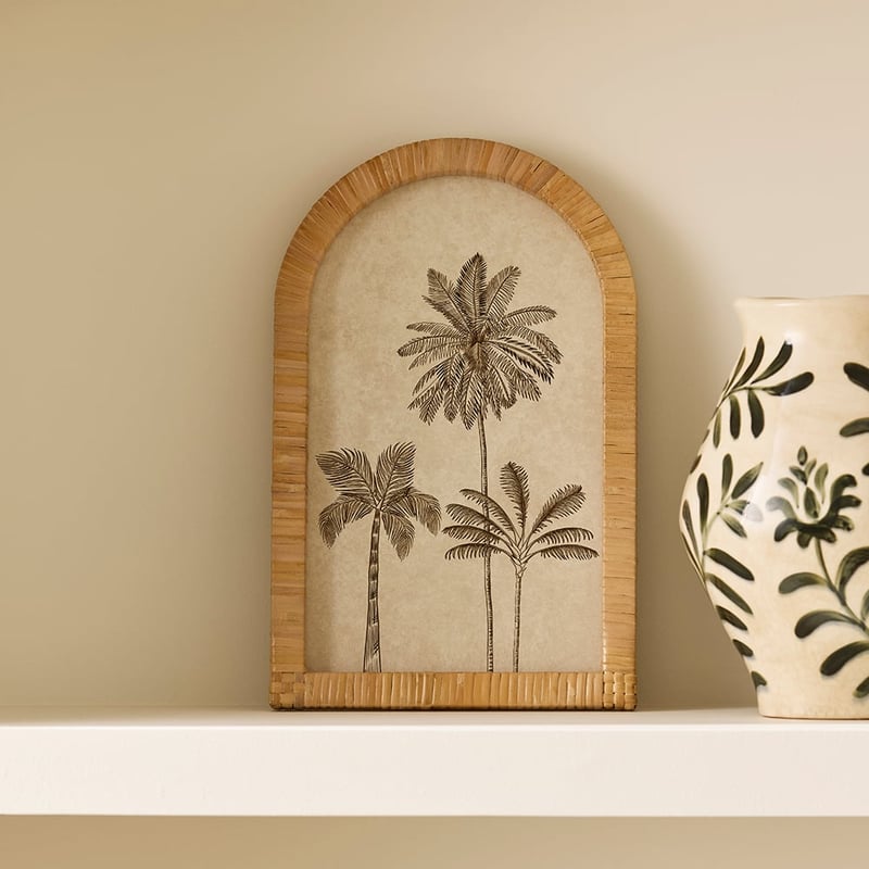 Oasis Jungle Palm Arch Wall Art