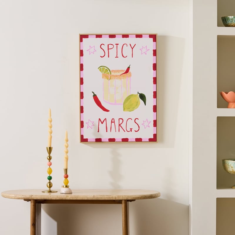 Cocktail Hour Spicy Marg Canvas