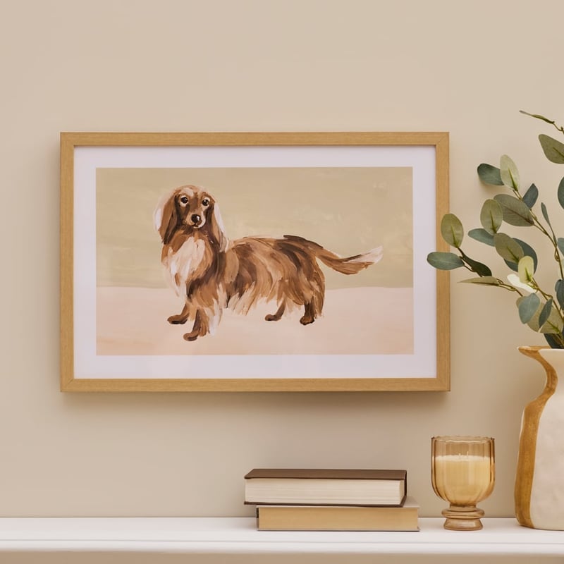 Estate Dachshund Companion Canvas