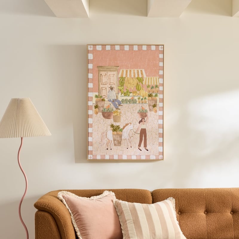 Island Life Fruit Market Canvas