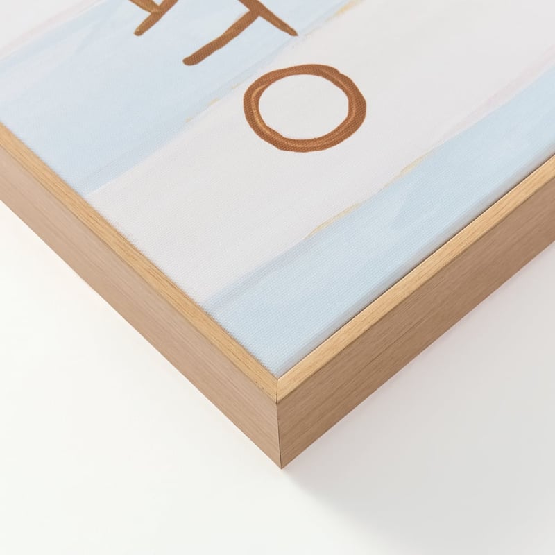 Seaside Il Mercato Portrait Market Canvas