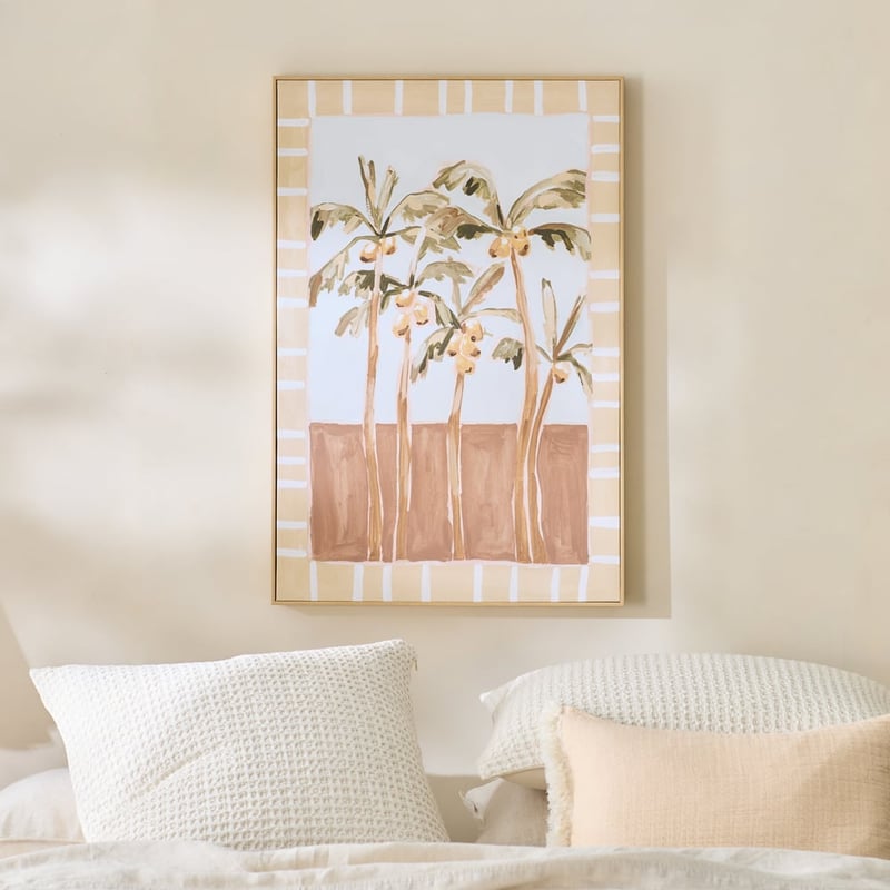 Dreamy Vacation Coconut Palms Canvas