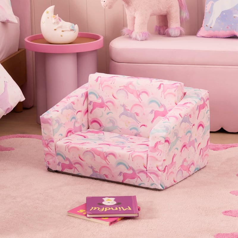 Rainbows & Unicorns Flip Out Sofa