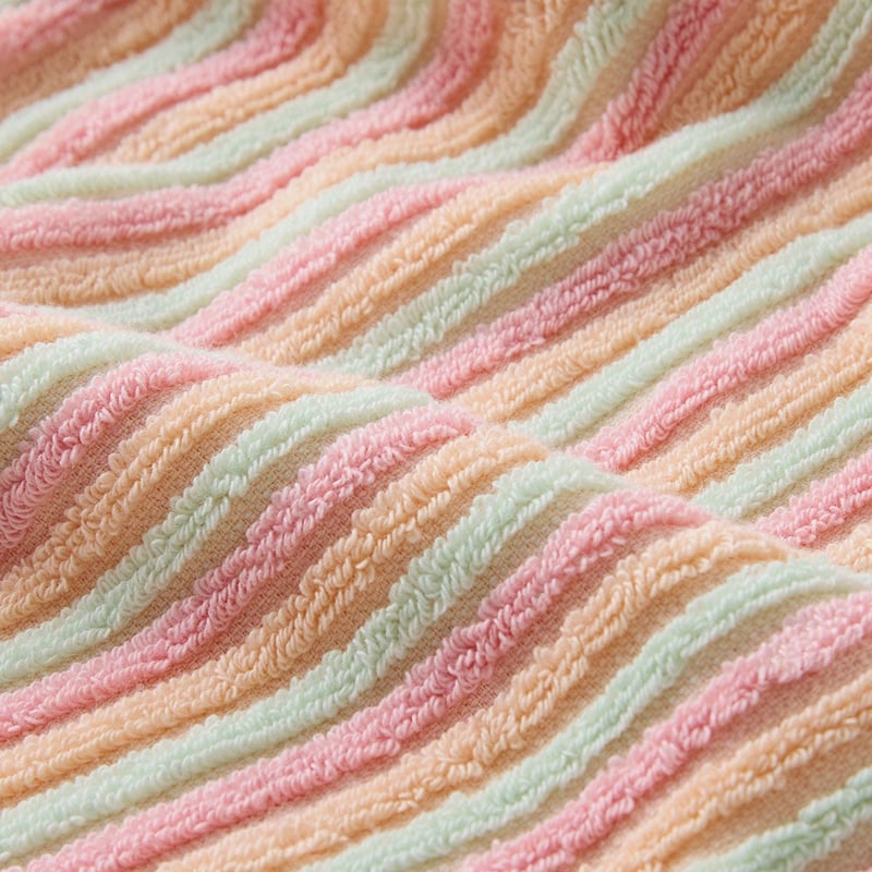 Sunderland Pink Multi Stripe Towel Range