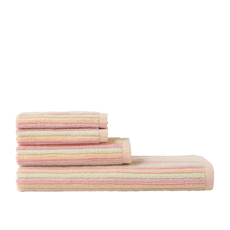 Sunderland Pink Multi Stripe Towel Range