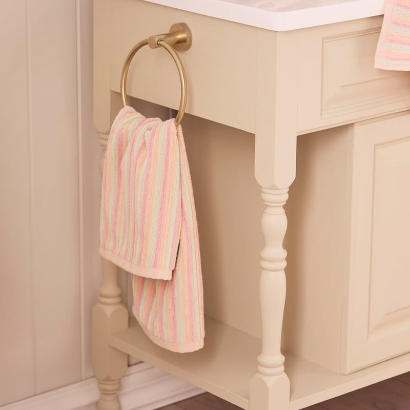 Sunderland Pink Multi Stripe Towel Range