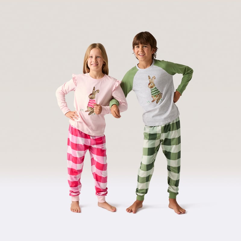 Kids Easter Binky Thyme Long Pyjama Set