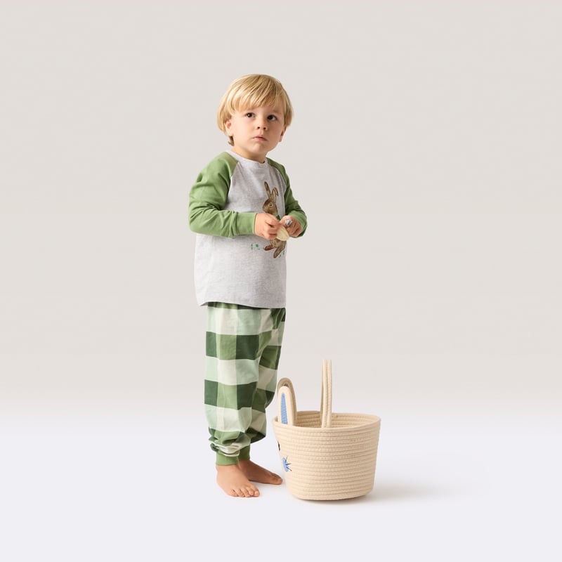 Kids Easter Binky Thyme Long Pyjama Set