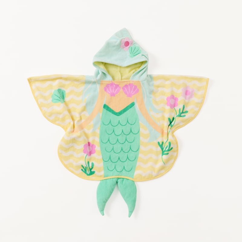 Kids Molly Mermaid Beach Hooded Towel