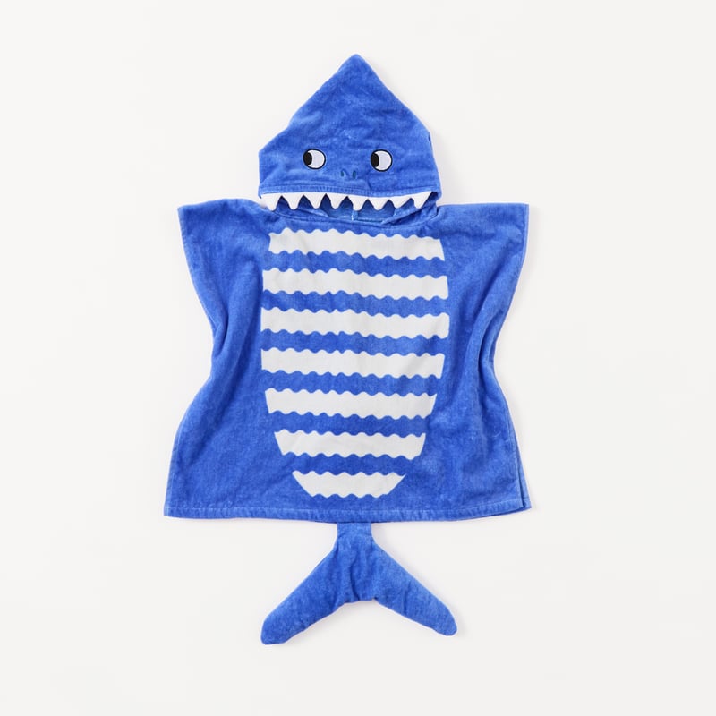 Kids Simon Shark Beach Hooded Towel