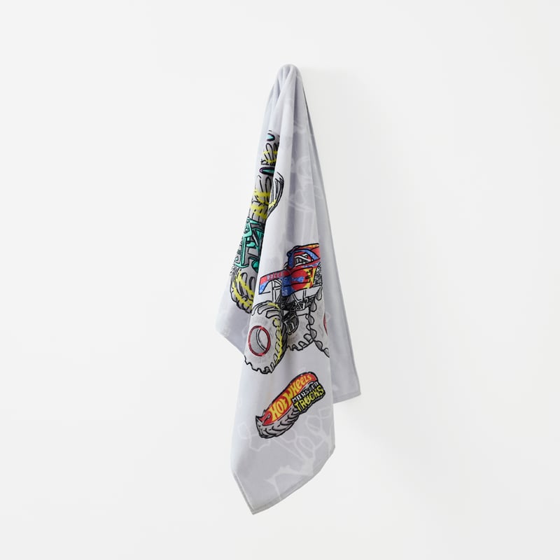 Mattel Hot Wheels Monster Trucks Beach Towel