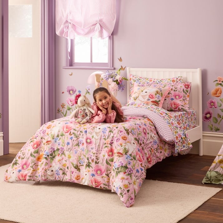 Fleur Harris Garden Of Dreams Pink Quilt Cover Set