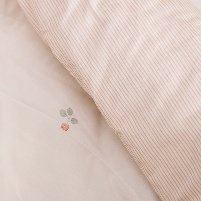 Farm Family Off White Cot Quilt Cover Set