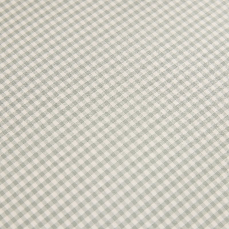 Tully Gingham Sage Fitted Sheets Pack of 2